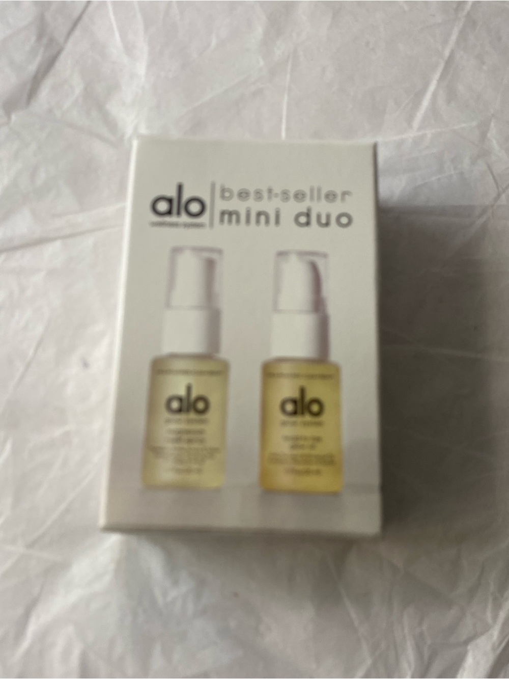 ALO Yoga Mini Duo Facial Oil Set - Yellow Bottles